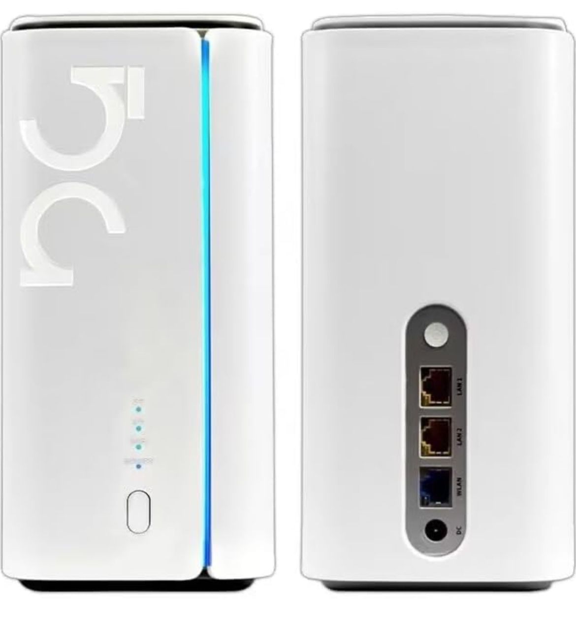 5G CPE WiFi 6 Router with SIM Card Slot High Speed 5G/4G Router CPE Router Modem Dual Band SA NSA for Smarthome, Office, Indoor, High Power Gigabit