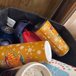 Basket Full Of Assorted Cups 