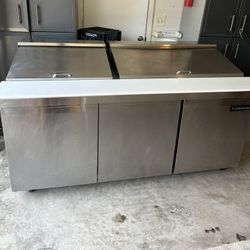Sandwich Prep 3 Door Refrigerator Continental 