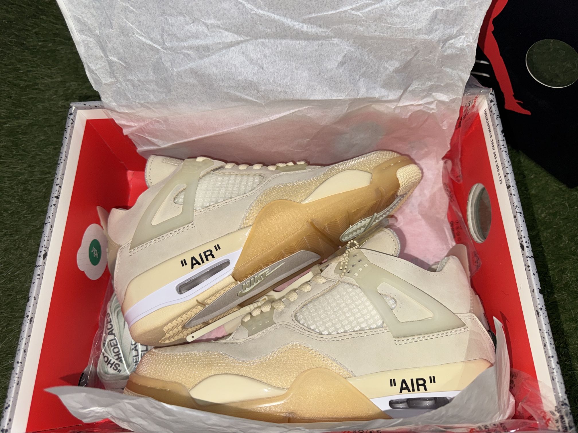OFF-WHITE x Air Jordan 4 SP “Sail”