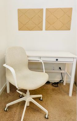 IKEA HEMNES Desk and ALEFJÄLL Office Chair