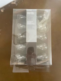 Edison Bulb string lights