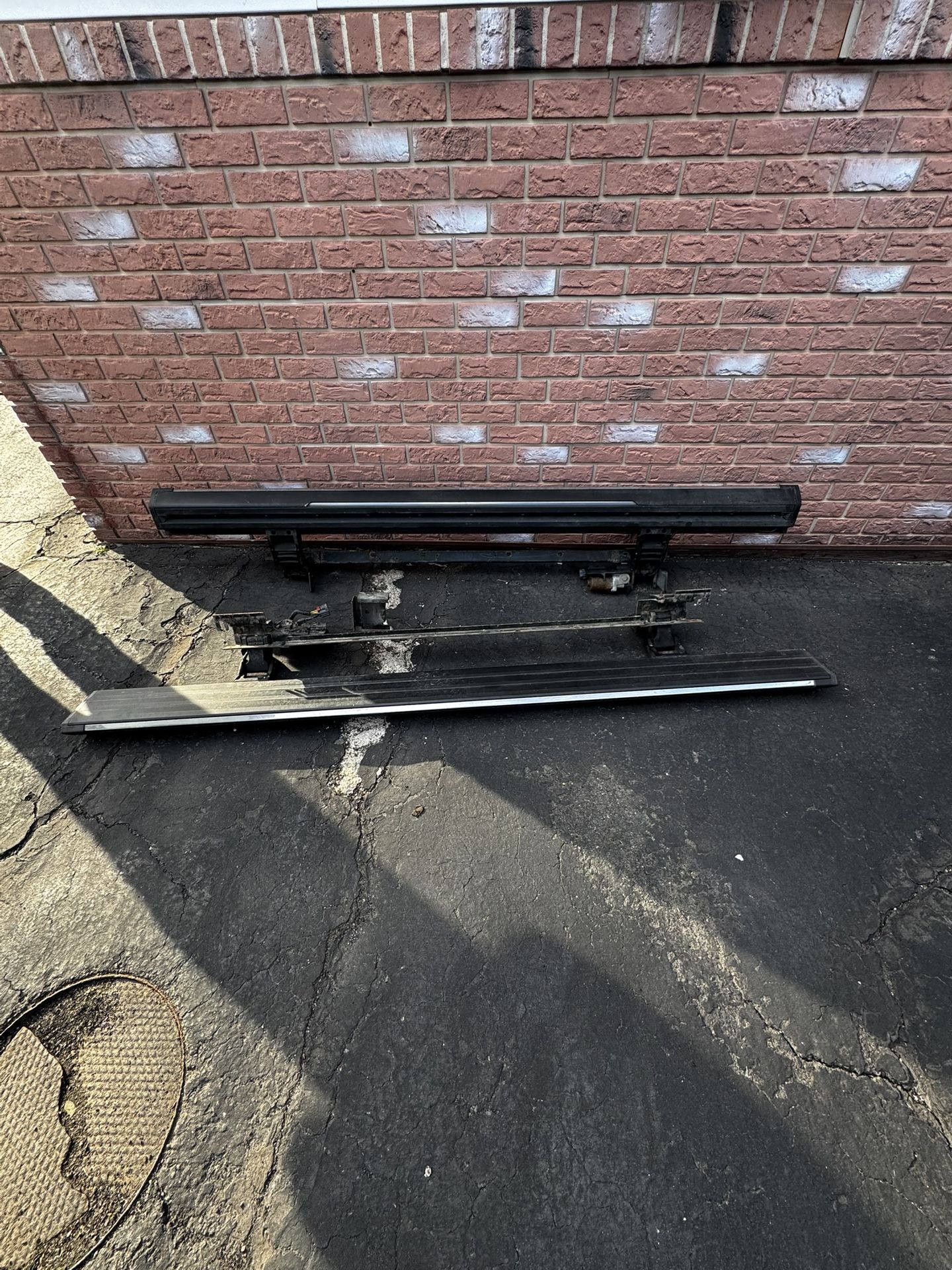Factory Power Running Boards With Built In LED Lights