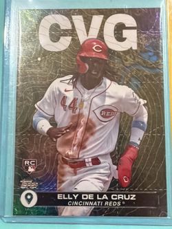 Elly De La Cruz Topps Rookie Baseball Card