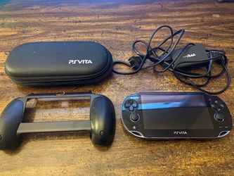 Ps vita black mod console lot