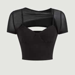 Short Sleeve Crop Top