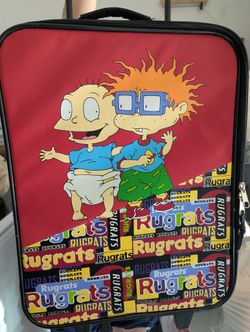 Vintage Rugrats rolling suitcase