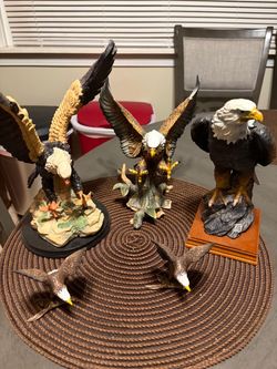 Bald Eagle Figurine Collection – Set of 4