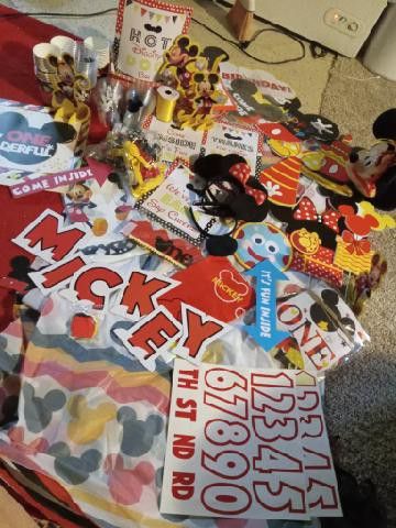 Mickey Mouse Birthday Stuff