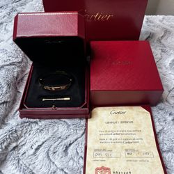 Cartier Love bracelet size 18 Yellow Gold