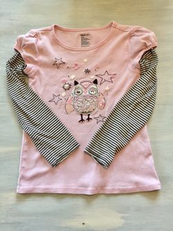 Girls Adorable Owl Shirt