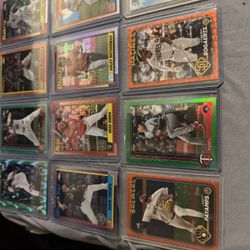 Topps Chrome Baseball Card Lot