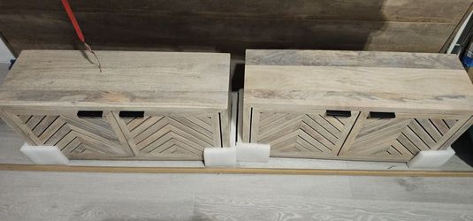 Kate And Laurel MEZETTA cabinet Mango Wood