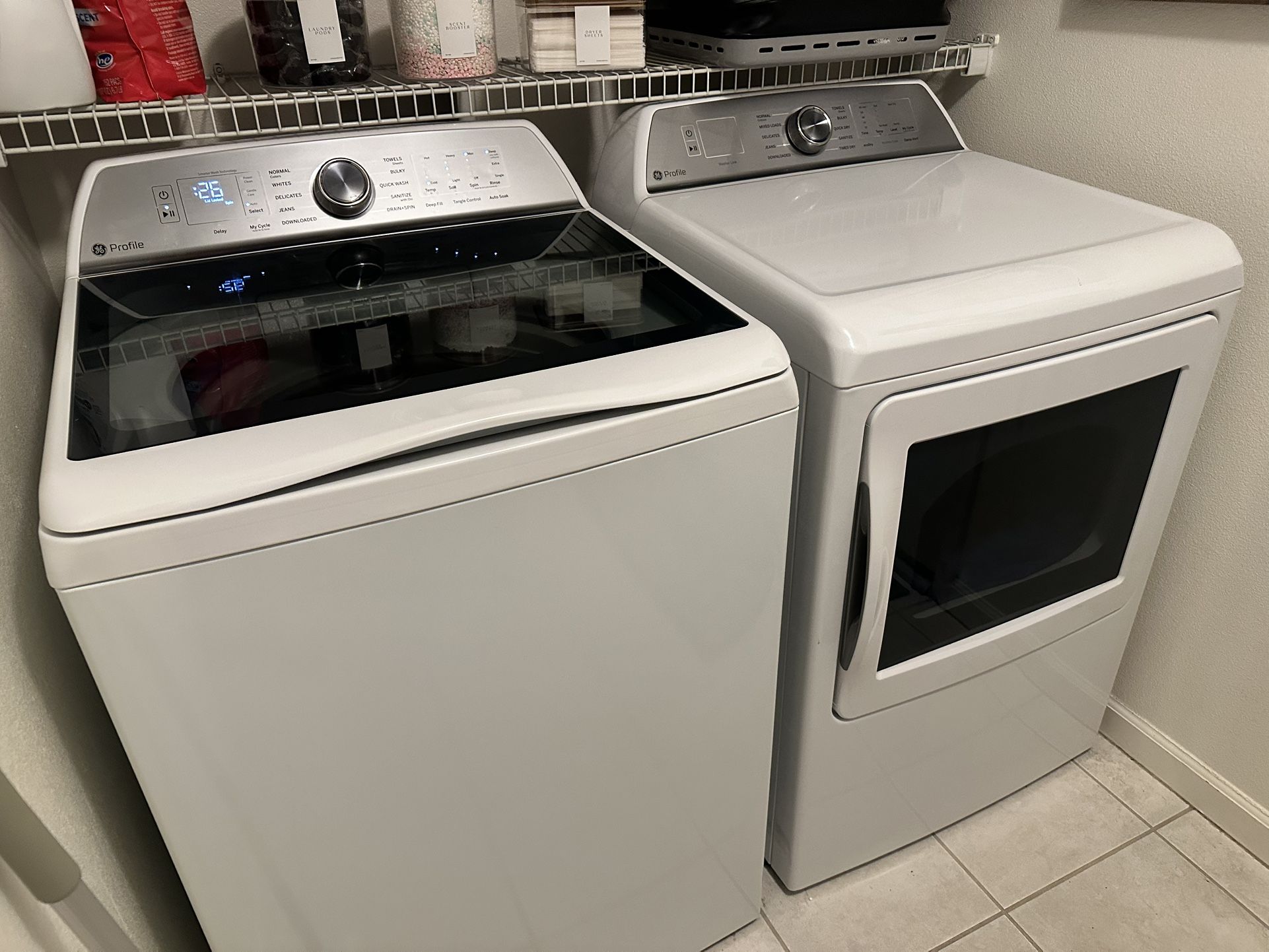 Washer And Dryer GE Profile Like New