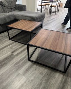 2 Square Metal Coffee Tables 25 EACH