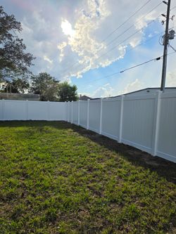 PVC Vinyl fence