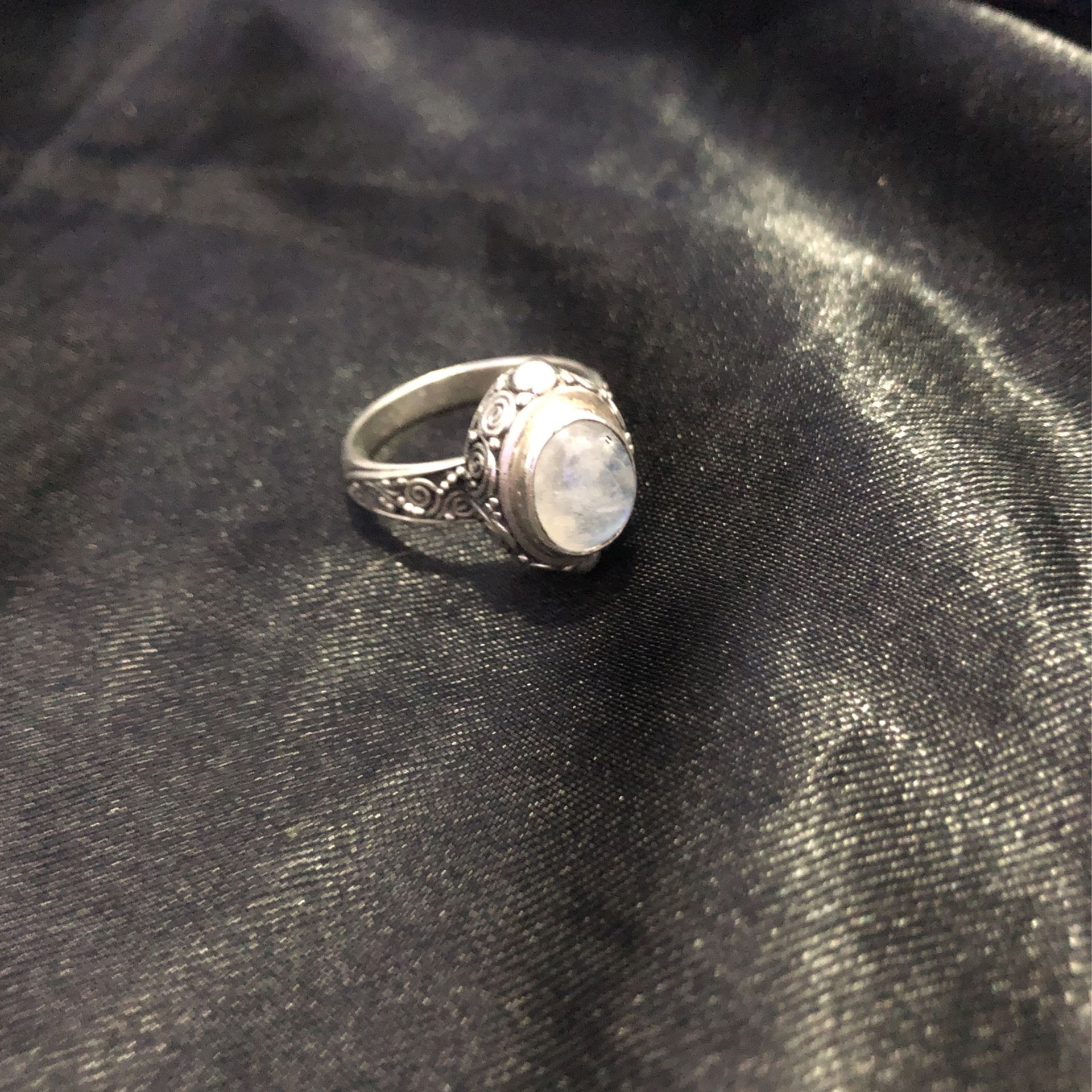 Sterling Silver Moonstone Ring