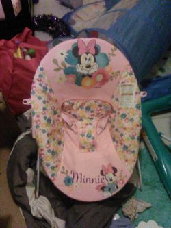 Minnie Mouse infant baby rocking chair