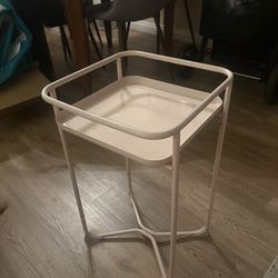 Pink ikea plant stand/ side table