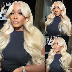 Blonde Real Hair Wigs(brand new)