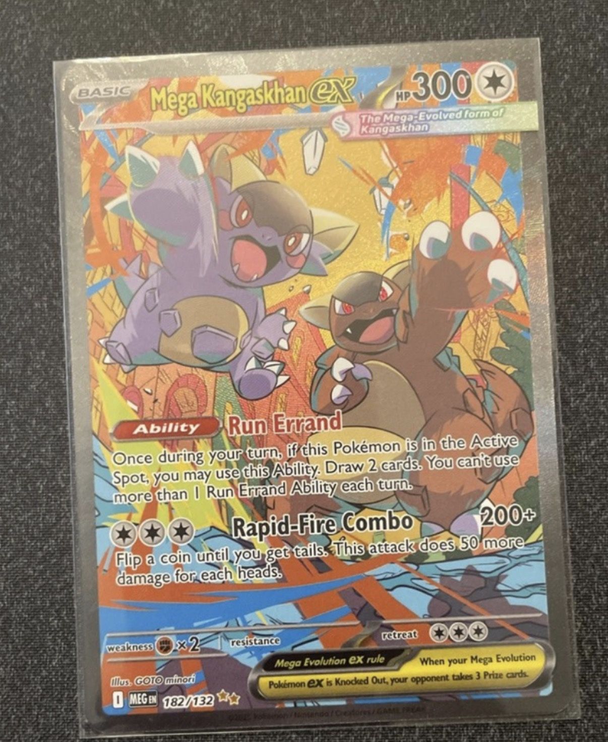 Mega Kangaskhan Illustration Rare