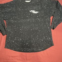 Spirit Jersey Walt Disney World Star Wars Spell Out Galaxy AOP Shirt Men M