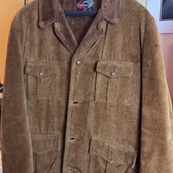 Jacket with Four Flap Pockets and Button Closure 1970