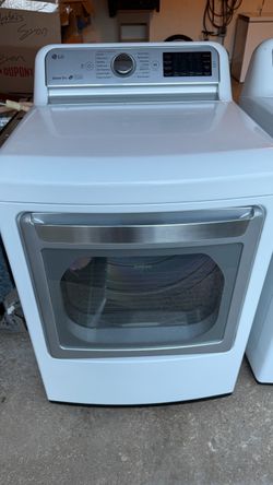 LG Gas Dryer White
