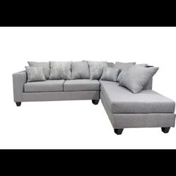 New Grey Sectional 