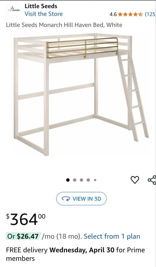 Children's Loft Bedframe