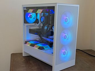 Intel Core Ultra 5 245kf + Intel Arc A750 White RGB Gaming Desktop PC Computer