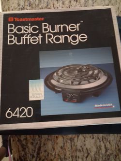 Basic Burner Buffet Range (Model 6420)