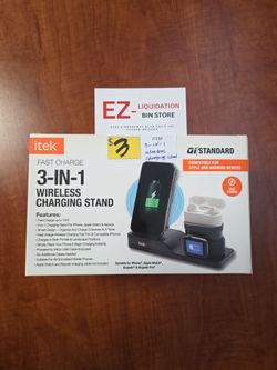 Fast charge 3 in 1 wireless charging stand