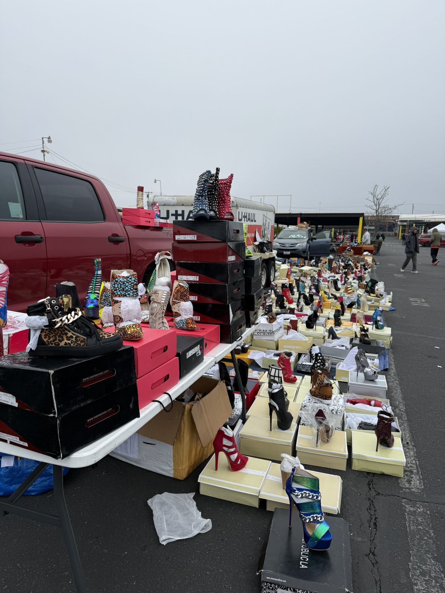 Denio’s Flea Market Come Today 12/14/25 WOMEN’s PLATFORM HEELS AND BOOTS NEW ALL SIZES