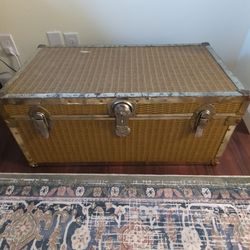 Old steamer trunk