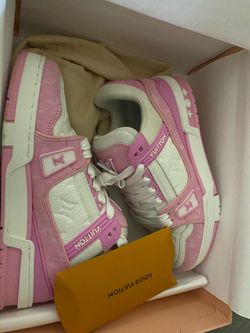 LV pink shoes