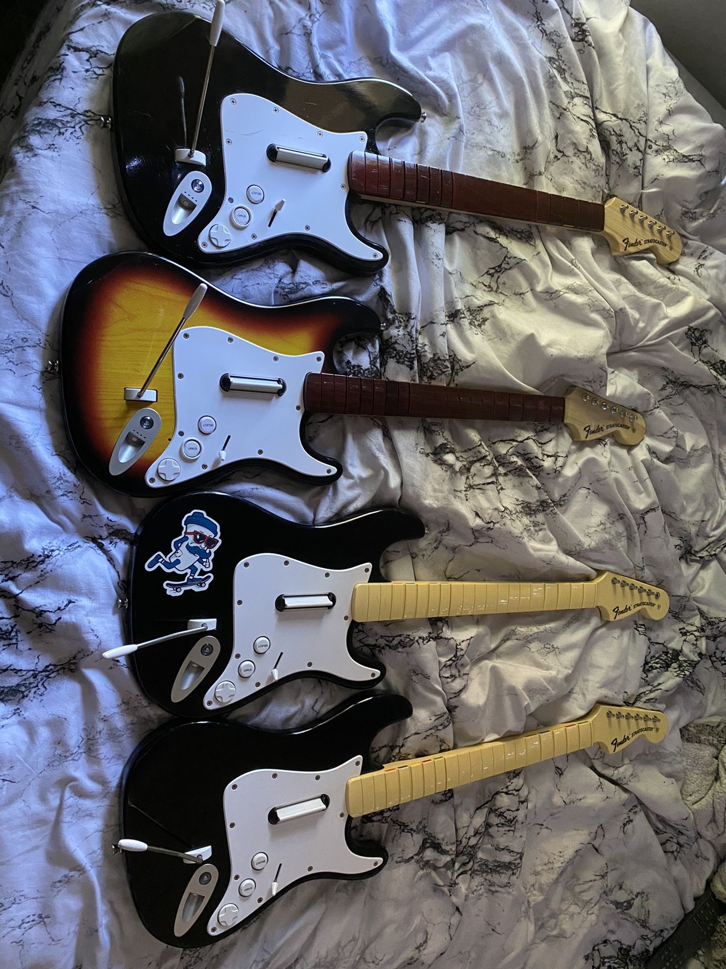 Rockband guitars