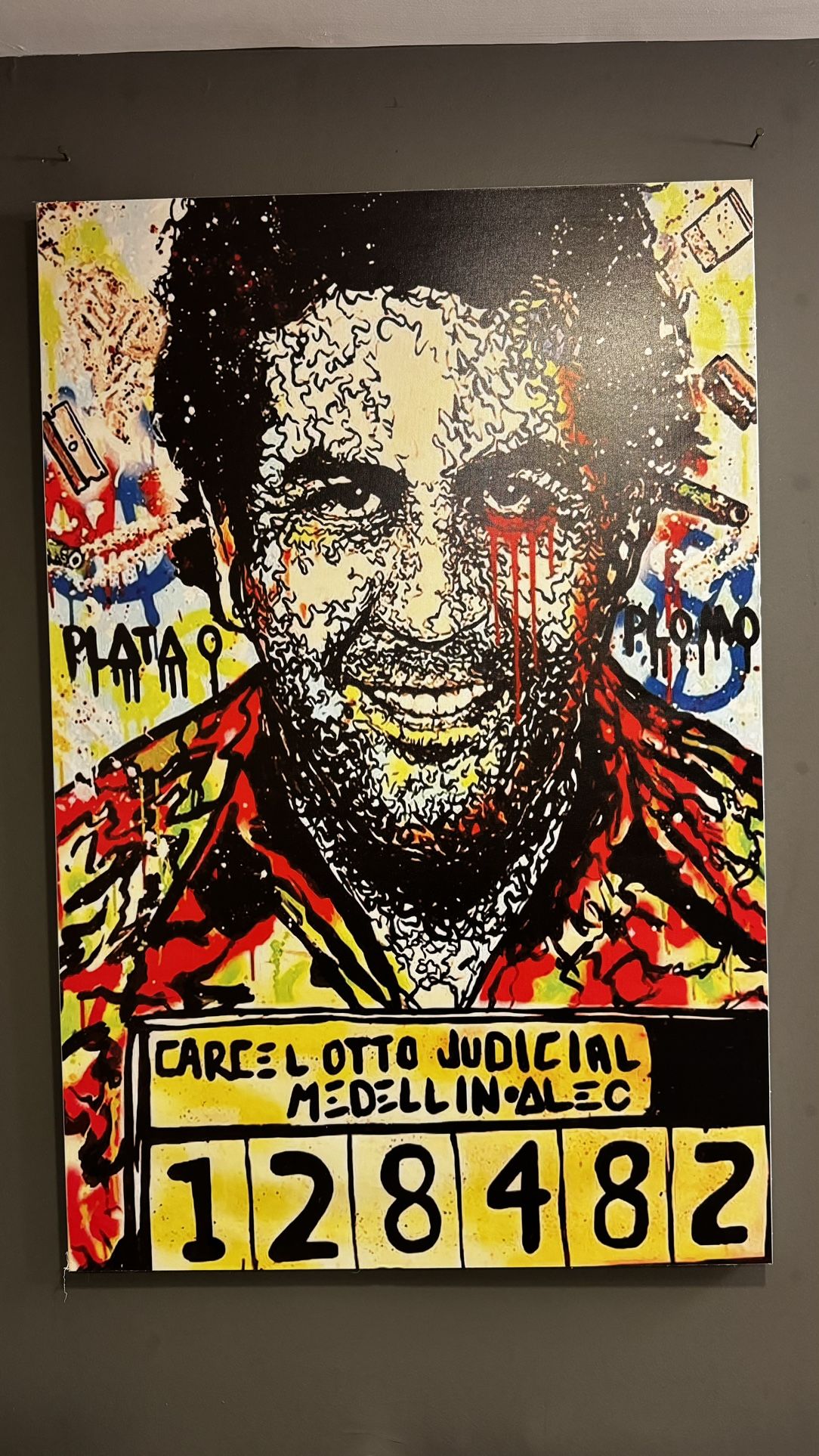 Alec Monopoly - Pablo Escobar Mugshot