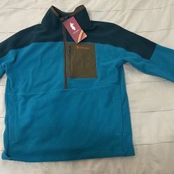 Cotopaxi Fleece Jacket Teal Light Blue Size Large 