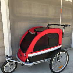 New, Unused, Large Booyah Bike Pet Trailer Stroller, Jogger
