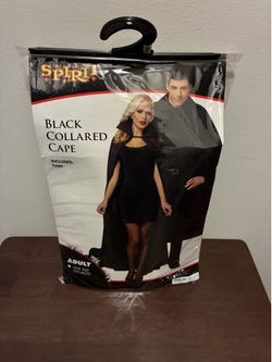 Spirit Halloween Black Cape