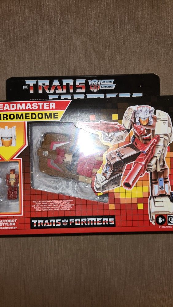 Transformers G1 Headmasters Hardhead