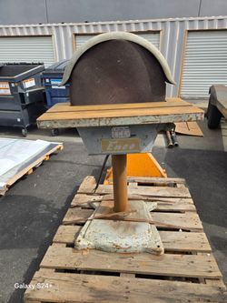 20" disc sander