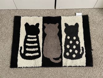 🐾 Cat Pattern Floor Mat –  New