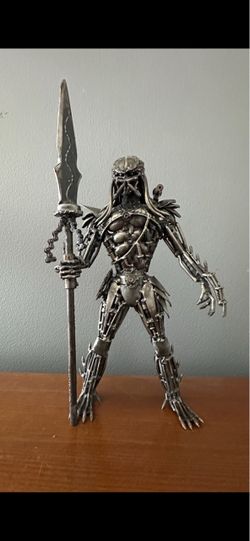 Predator Muscle Inspired Recycled Metal Sculpture
