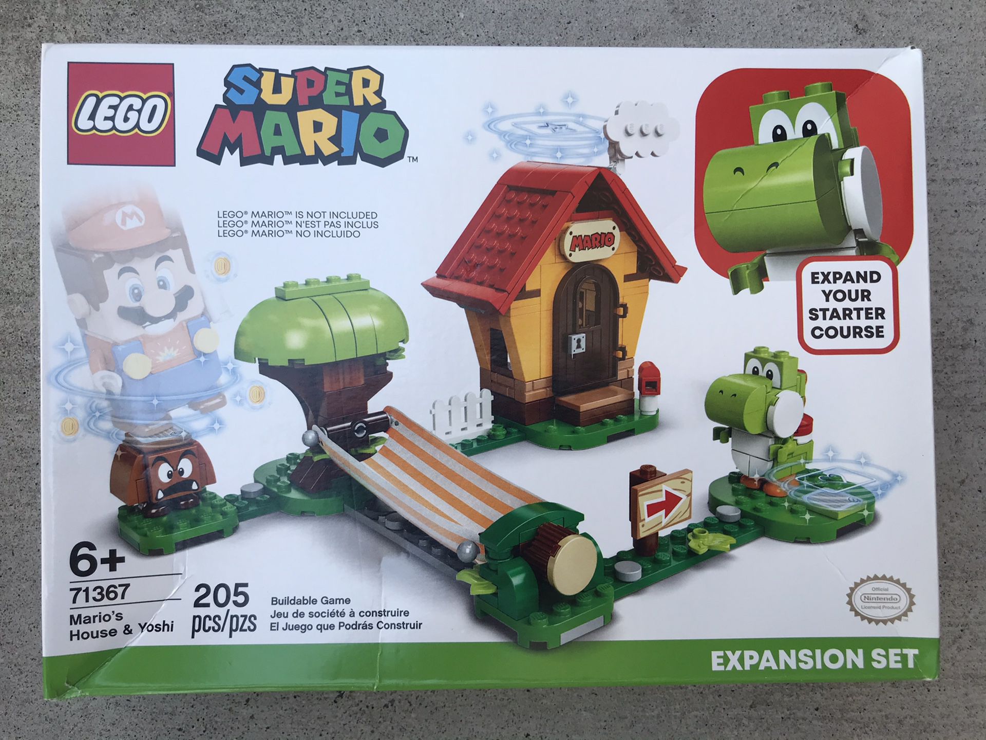 Brand New ! LEGO Super Mario Mario’s House and Yoshi Expansion Set Collectible Toy for Creative Kids ! 71367