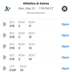 Houston Astros Tickets 