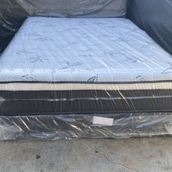 new orthopedic Pillow top mattresses Colchones nuevos ortopédicos pillow top Queen size $150 - $210 With Box Spring Full size $140 - $200 With B