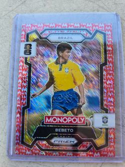 Bebeto brazil monopoly red money shimmer