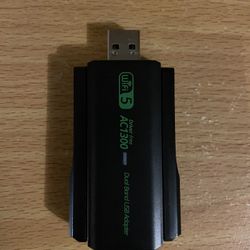 AC1300MBPS WiFi Adapter 2.4GHz/5GHz Dual Band 